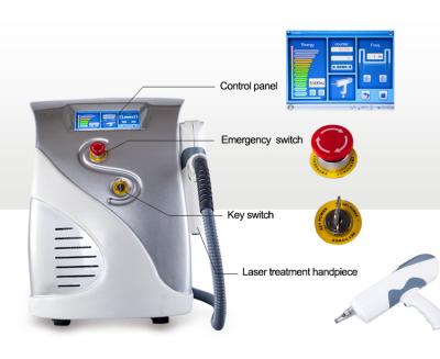 Cina Mini lavatrice di impulso del ND YAG di rimozione lunga del laser Tatoo con la macchina asciutta di rimozione del pigmento del laser di rotazione in vendita