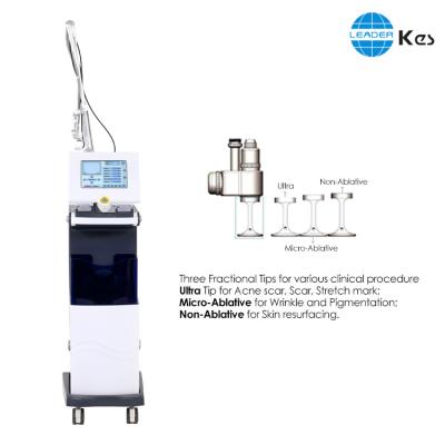 China Máquina fraccionaria del laser del CO2 del retiro de las marcas de estiramiento del tubo del Rf en venta