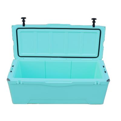 China 180L Ningbo waterproof promotional cooler box insulated cooler box with keyhole for sale