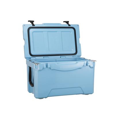 China Waterproof cheap rotomolded hard cooler with durable sided liner 8KGS 35QT for sale