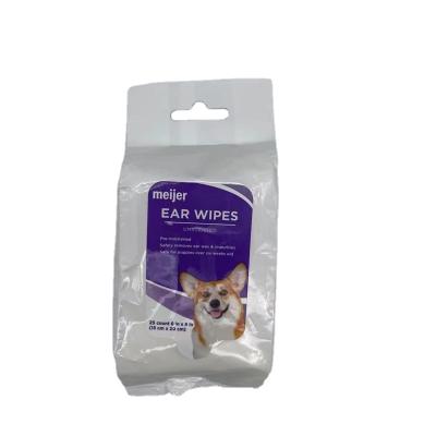 China Sustainable Custom Natural Organic Pet Grooming Paw Wipes Eco Natural Manufacturers Pet Care Wipes Pet Eye Wipes for sale