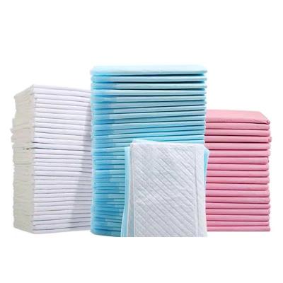 China Duvet Pulp Pink White Blue Women Disposable Under Pad Sheet Wholesale Hygiene Super Absorbent Under Pad For Bed for sale