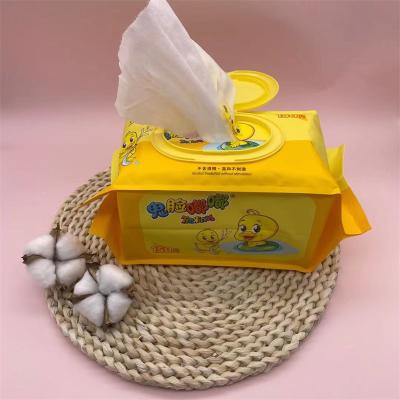 China Baby Skin Cleansing Custom Cheap Price And Ultra Soft Sensitive Wet Baby Cloths Nonwoven Baby Wet Cloths Supplier With Wet Cloths Lid for sale