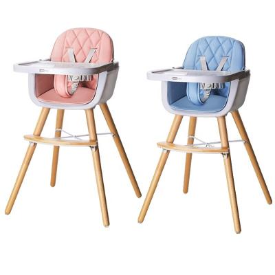 China Modern Small Baby Use Eating Leaning Chair With Beech Wood Leg And Soft Cushion for sale