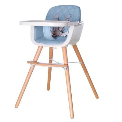 China Modern Baby Wooden Referee Chair With Removable Tray Adjustable Feeding Chair For Babies Referee Chair for sale