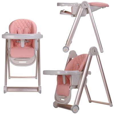 China Fashion Design 7 Height Modern Child Highchair Aluminum Baby Sleeping Referee Chair Multi Function Legs for sale