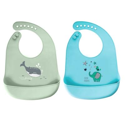 China Best Child Bibs Baby Silicone Antibacterial Bib for sale