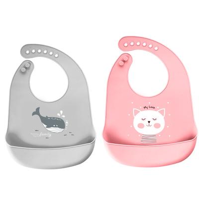 China Best Baby Bandana Antibacterial Infant Bib Silicone Bib for sale