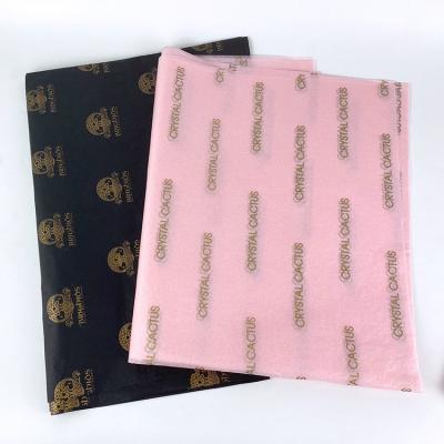 China Best Recycled Materials Quality Custom Pink Paper With Golfd Handwriting For Giftr Paper Wrapping for sale