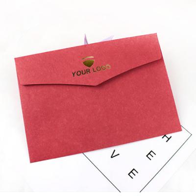 China Materials that respect the environment. Matt One Color Logo Printing Package Non-toxic Paper Envelope For Wedding Invitations for sale