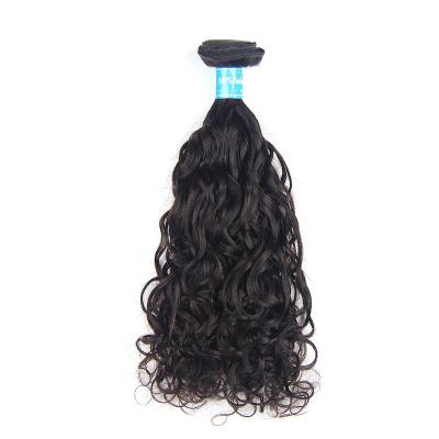 China Patiya Hair Company Natural Black Wavy Virgin Indian Hair Temple Water Raw Unprocessed Water Cuticle Aligned Hair Weave for sale