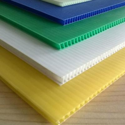 China Advertising Board Corrugated Plastic Board / PP Polyflute Panels for sale