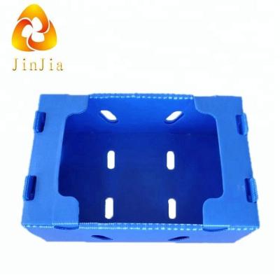 China Recyclable Polypropylene Corrugated Plastic Stackable Fruit Boxes For Berries , Cherries for sale