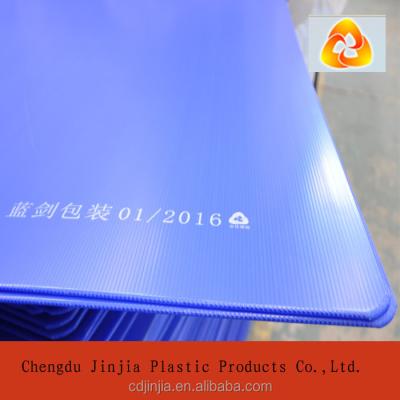 China PP Material Strong Polypropylene PP Plastic Corrugated Sheets for sale