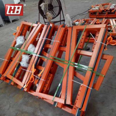 China A-corrosion protection granite steel frame to transport large slab granite display slab rack for stone for sale