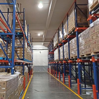 China Selective Heavy Duty Corrosion Protection Warehouse Shelving Shelving Drive In Steel Pallet Racks for sale