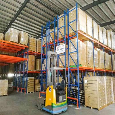 China Corrosion Protection Manufacturer Quality Assurance Double Depth Shelf Stacking Storage Steel Racks for sale