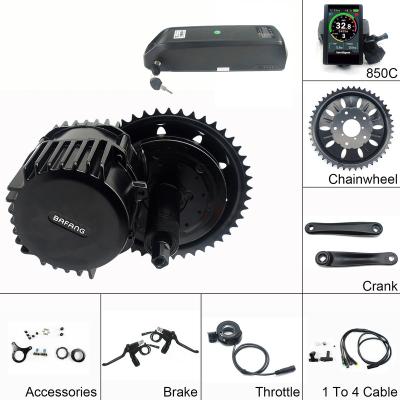 China Bafang BBSHD 1000W 48V mid drive e bike conversion kit electric motor kits for MTB/City bike/fat bike BBSHD 1000W-DP-6C for sale