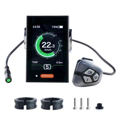 China 2022 hot sale lcd color screen bafang ebike kits waterproof wire DPC-18 display for bafang mid drive motor DPC-18 kits for sale