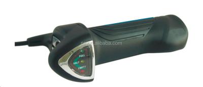 China New design! Full hand ebike thumb throttle with LED for electric bike throttle for sale