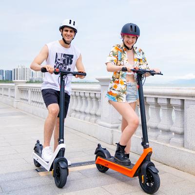 China 10 inch 350w e-scooter EU warehouse unisex waterproof adult electric scooter foldable max 48v 15ah for sale