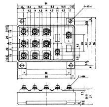 China 6DI75A-050 Very Low Power CMOS SRAM 512K X 16 bit  FUJITSU IGBT Power Module for sale