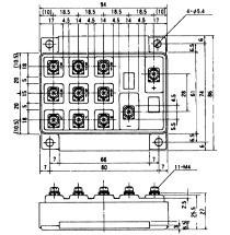 China 6DI75AH-050 Very Low Power CMOS SRAM 512K X 16 bit  FUJITSU IGBT Power Module for sale