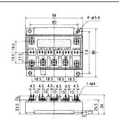 China IGBT Power Module 6MBI50-060-01 IGBT(600V 50A) FUJITSU IGBT Power Module for sale