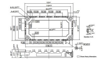 China IGBT Power Module 6MBI75S-120-02 IGBT Module  FUJITSU IGBT Power Module for sale