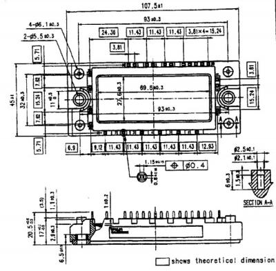 China IGBT-Module van de de Modulefujitsu IGBT Macht van de Machtsmodule 7MBR20SG060 de Macht Geïntegreerde Te koop