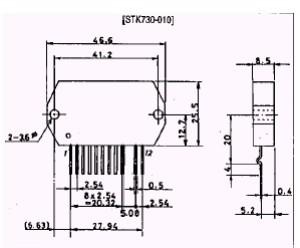 China IGBT-Bijltype van de Machtsmodule STK795-518 de Machtsmodule van de Voltageregelgever FUJITSU IGBT Te koop