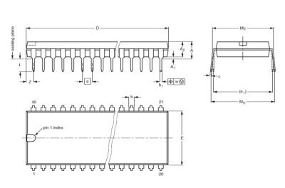 Cina Microcontroller 8K/16K, 256 OTP, I2C di 8 bit dell'unità S87C654-4A44-  -80C51 del microcontroller di MCU in vendita