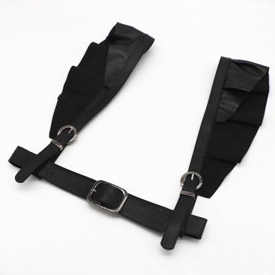 China PU Punk Belt Waist Harness Double PU Body Shoulder for sale