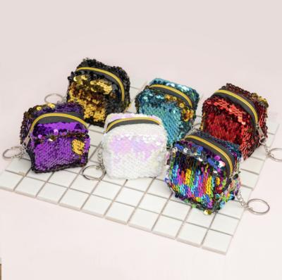 China Sequin Mini ReversibleSequins Bag Purse Small Wallet Glitter For Kids for sale