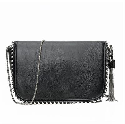 China PU Fashion Cross - Body Bag With Metal Chain Strap for sale