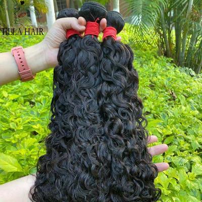 China Amazing Water Wave Luxury Mongolian Hair Wig Bundles for sale