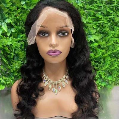 China Lace Front Wig Body Wave Human Hair Remy Lace Wigs For Brazilian Natural Wholesale Transparent Swiss Black Front Wig for sale