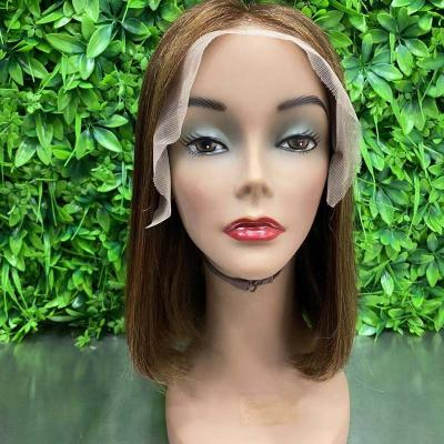 China 2021Hot Fashion Top Grade Swiss Wig Silky Straight 4/27 Piano Wave 4/30 Natural Hairline With Baby Hair Hair for sale