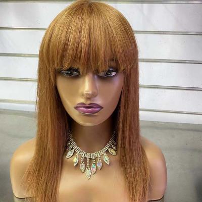 China Silky Straight Human Hair Wig Wave Hair Lace Front Wig Fringe Wigs Remy For Black Brazilian Front Wholesale for sale