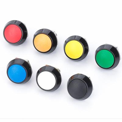 China Mini 12mm Metal Aluminum Waterproof Black Metal Momentary Push Button Switch for sale