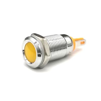 China Electrical Waterproof Metal Gear 8mm RGB 12v Pilot Indicator Light Indicator for sale