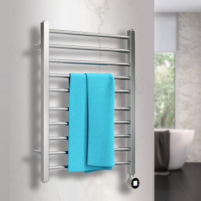 China Heater Bathroom Stainless Steel Towel Heater Drying Rack For Bathroom Smart Wall Mounted Electric Towel Warmer Rack for sale