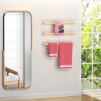 China Heater Electric Heated Towel Rail For Bathroom Space Utilization Wall Mounted Towel Rack Set for sale