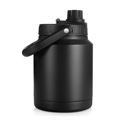 China PORTABLE Keep Drinking Hot Or Cold 64oz Stainless Steel Vacuum Insulated Camping Water Bottle Beer Shaker for sale