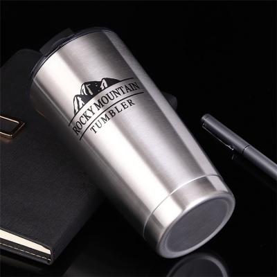 China 20 oz Stainless Steel Tumbler Travel Viable Mug Thermos Double Wall for sale