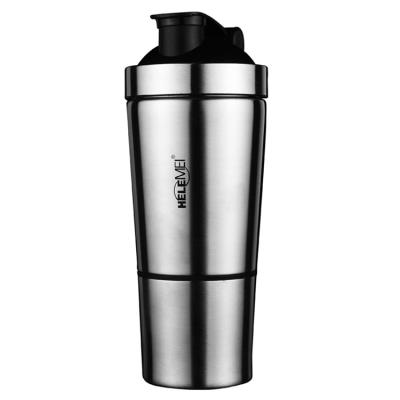 China Viable Custom Logo 20 Ounce 304 Stainless Steel Vacuum Shaker Bottle For Wholesale for sale