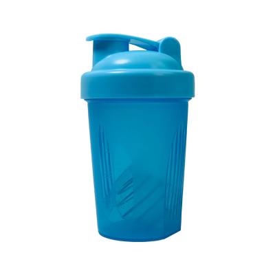 China Custom Logo Plastic Water Bottle 400mnl Viable Cheap Price Sports Drink Protein Shaker Bottle Bpa Free for sale