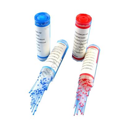 China Cheap Factory Price Medical Examination With Heparin (Blue) Without Heparin 75mm Capillary Tube (Red) for sale