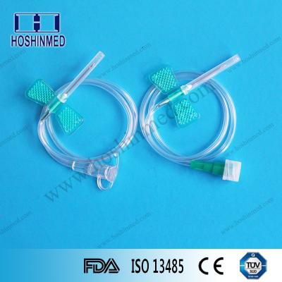 China Medical Grade PVC Butterfly Wing Luer Lock or Luer Slip Scalp Vein Needle for sale