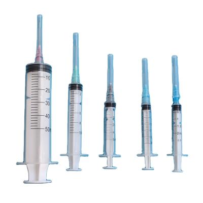 China Competitive Price Medical Grade PP Single Use Disposable Syringes With CE&ISO for sale